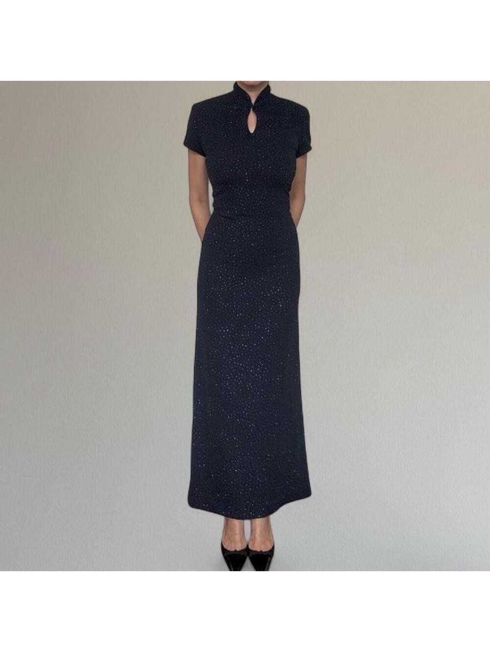 90s sparkly formal maxi dress. Size 8.